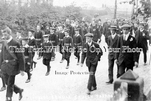 CH 510 - Church Lads Brigade March, Helsby, Cheshire c1913