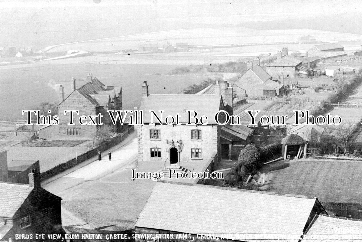 CH 512 - Bird's Eye View From Halton Castle, Cheshire