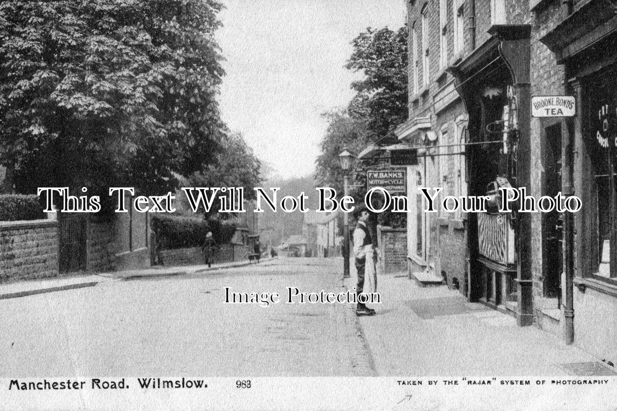 CH 521 - Manchester Road, Wilmslow, Cheshire c1906