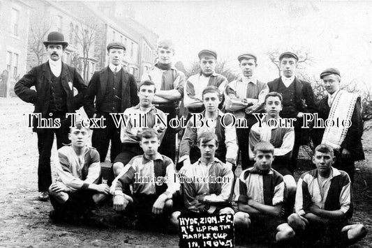 CH 569 - Hyde Zion F.C. Runners Up, The Marple Cup, Cheshire 1906 - 07