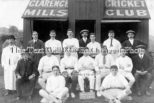 CH 574 - Clarence Mill Cricket Team, Cheshire 1912
