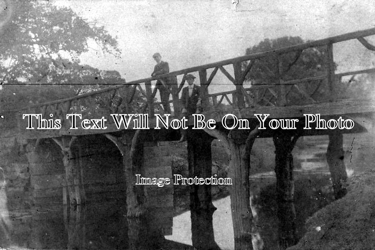 CH 58 - Bridge In Crewe Park, Cheshire c1903