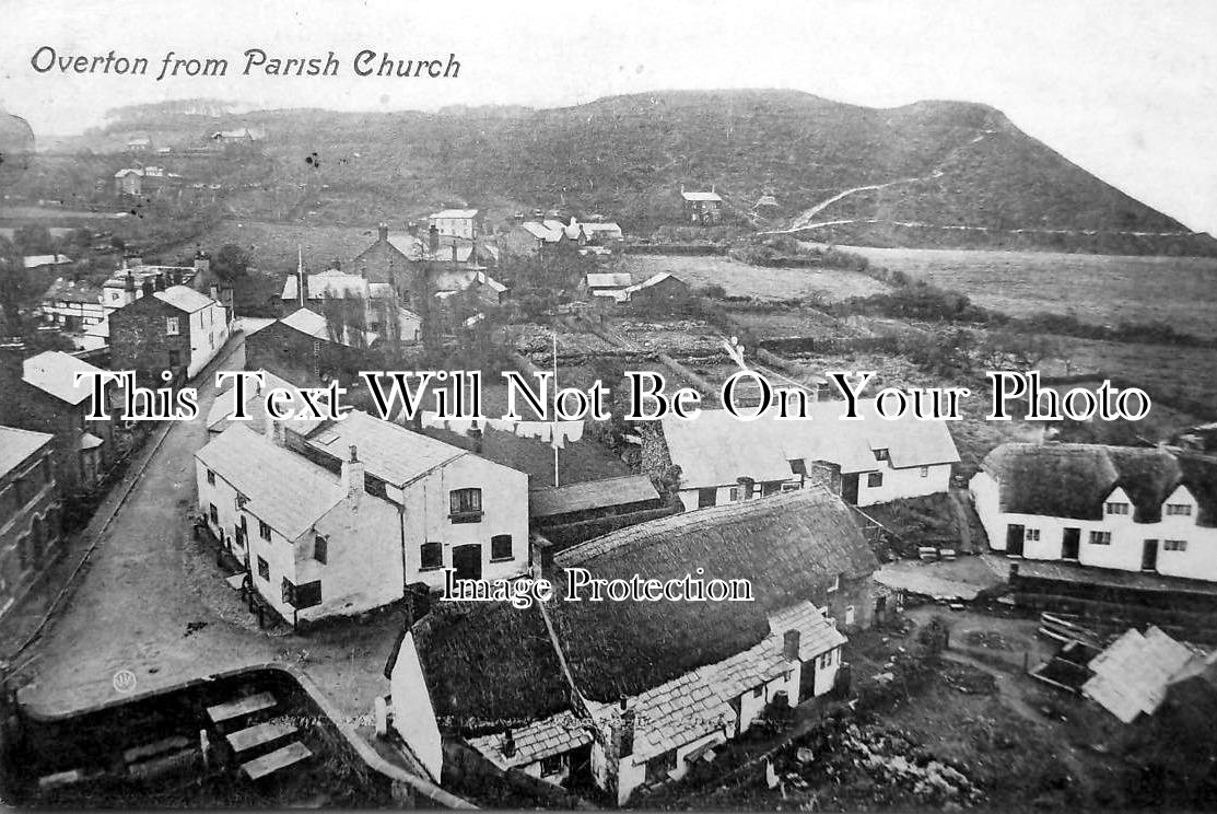 CH 588 - View From Parish Church, Overton, Cheshire c1909