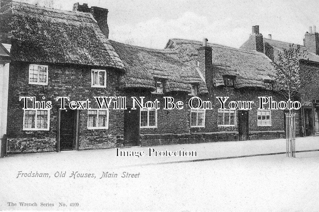 CH 593 - Old Houses, Main Street, Frodsham, Cheshire c1903