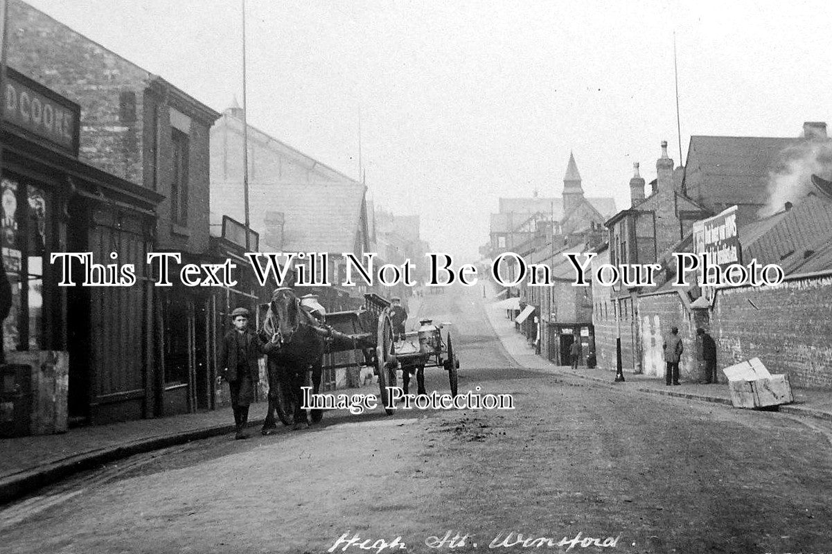 CH 604 - The High Street, Winsford, Cheshire c1910