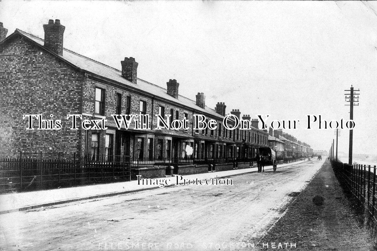 CH 607 - Ellesmere Road, Stockton Heath, Warrington, Cheshire c1905