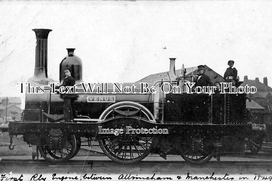 CH 625 - 1st Railway Engine Between Altrincham & Manchester, Cheshire 1849