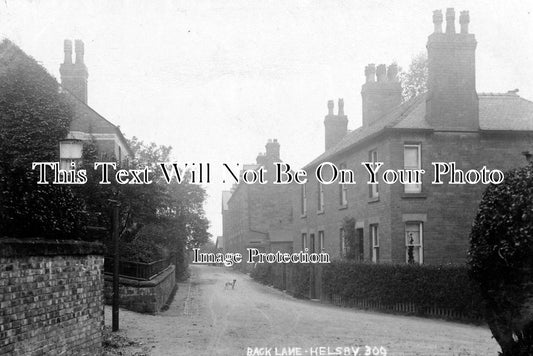 CH 638 - Back Lane, Helsby, Cheshire c1910