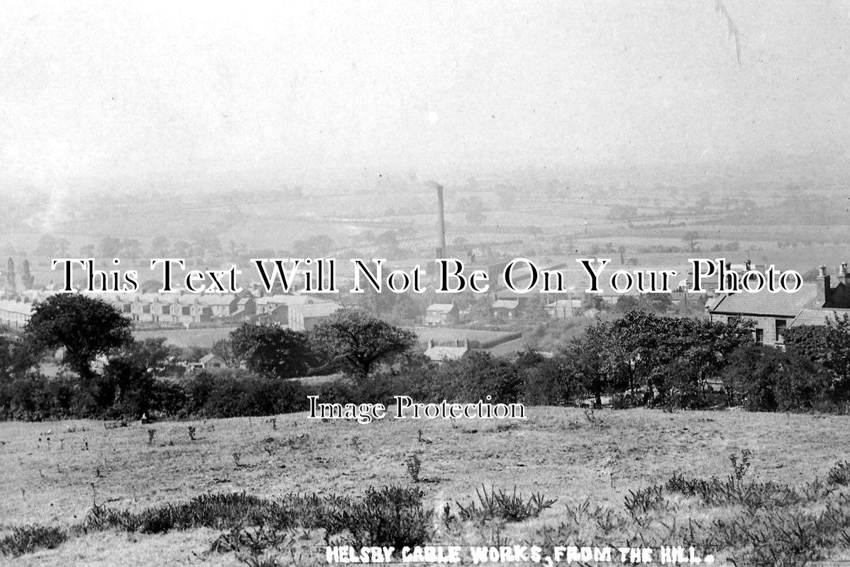 CH 677 - Helsby Cable Works From Hill, Cheshire