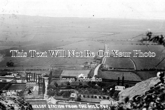 CH 687 - Helsby Railway Station From The Hill, Cheshire c1912