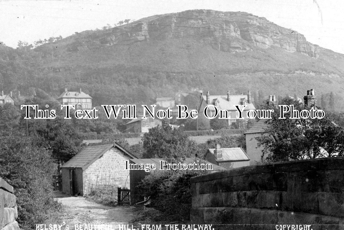 CH 697 - Helsby Hill From Railway, Cheshire