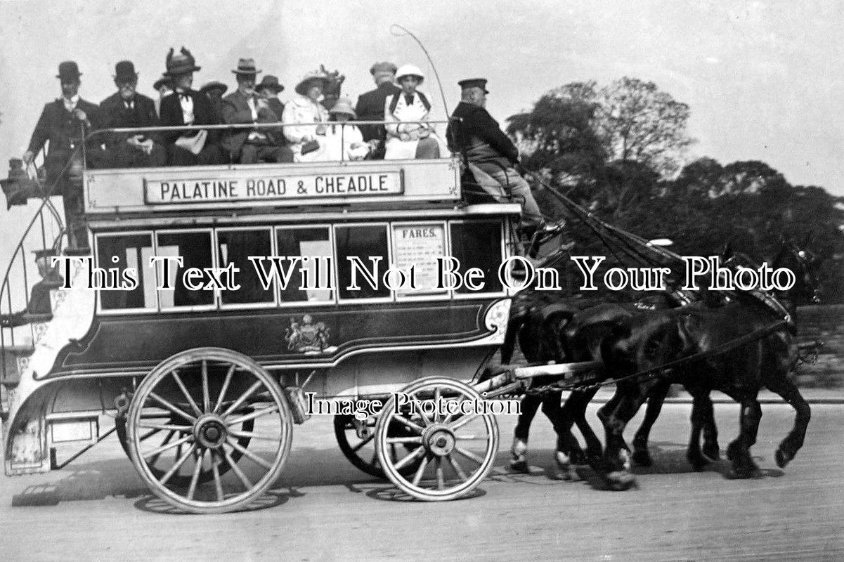 CH 716 - Palantine Road & Cheadle, Didsbury, Cheshire c1905