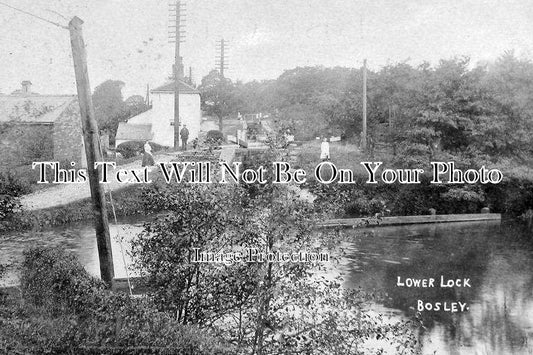 CH 758 - Lower Canal Lock, Bosley, Macclesfield, Cheshire c1906