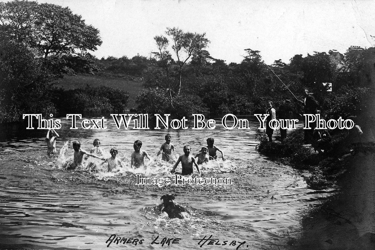 CH 82 - Armers Lake, Helsby, Warrington,  Cheshire c1903