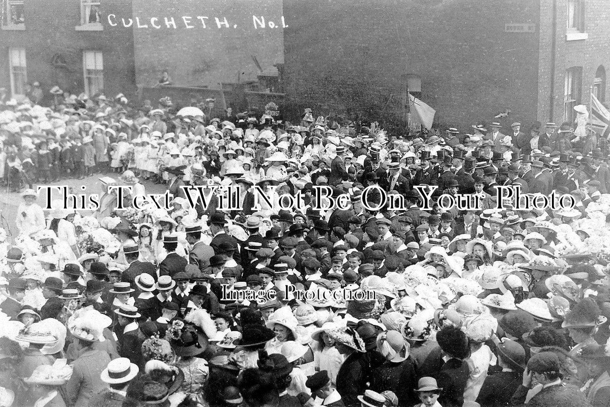 CH 827 - Street Celebrations, Culcheth, Cheshire