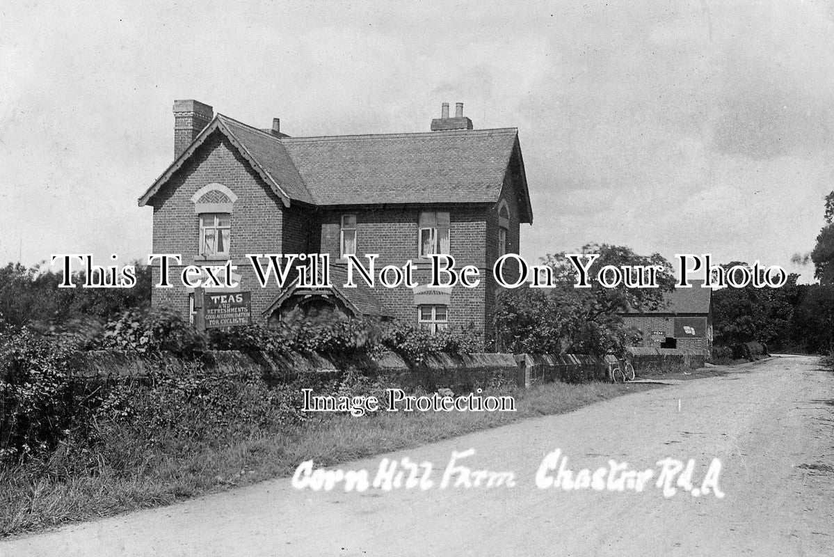 CH 835 - Corn Hill Farm, Dunham Hill, Helsby, Chester, Cheshire c1910
