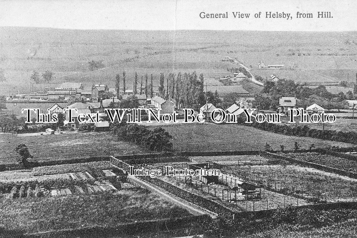 CH 846 - General View Of Helsby From The Hill, Cheshire