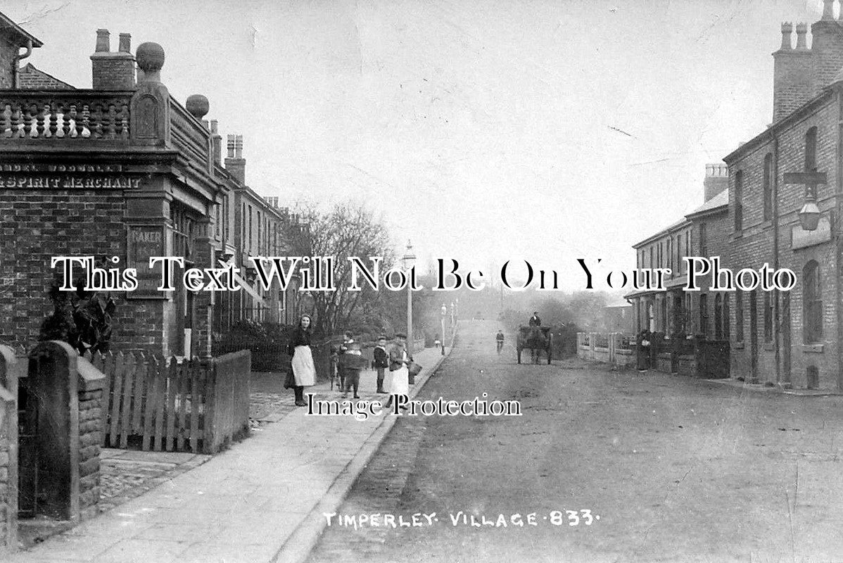 CH 851 - Bakers &Public House, Timperley, Cheshire c1905