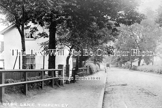 CH 854 - Wash Lane, Timperley, Cheshire c1905
