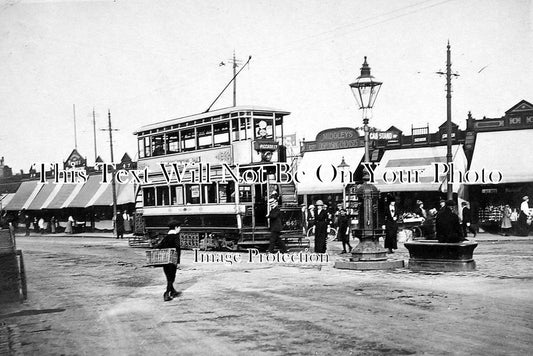 CH 862 - Tram Terminus, Altrincham, Cheshire c1914