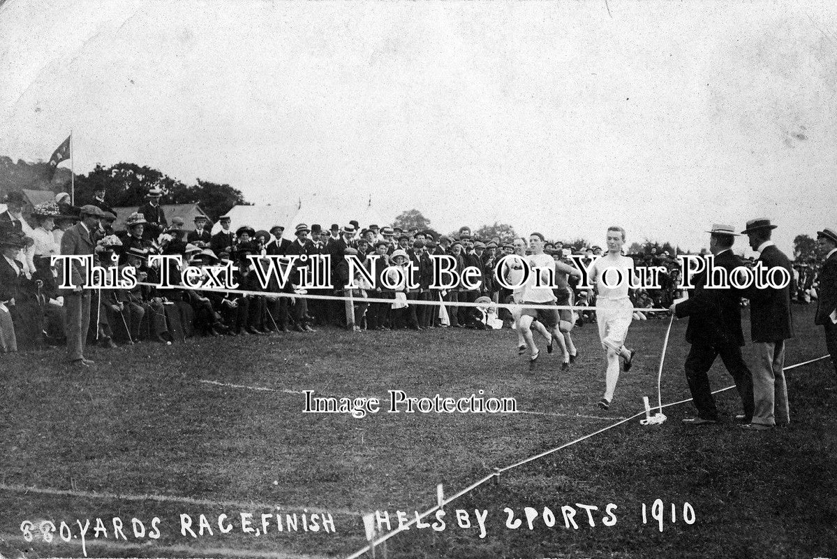 CH 866 - 880 Yards Finish, Helsby Sports, Cheshire c1910