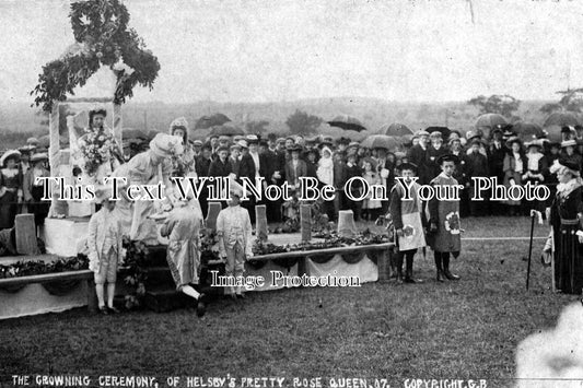 CH 877 - Crowning Ceremony, Helsby Rose Fete, Cheshire