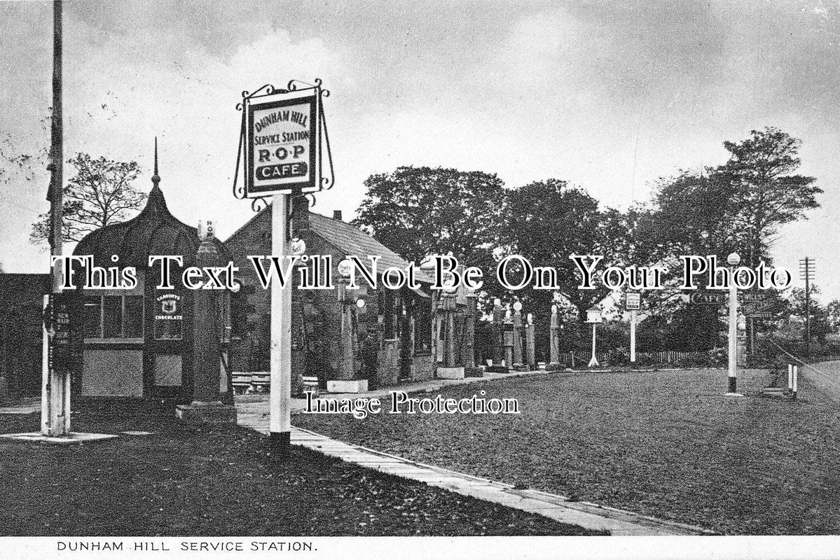 CH 91 - Dunham Hill Service Station, Helsby, Frodsham, Cheshire c1937