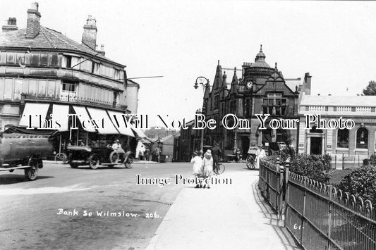 CH 959 - Bank Square, Wilmslow, Cheshire c1923