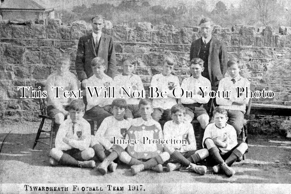 CO 1023 - Tywardreath Football Team, Cornwall c1917