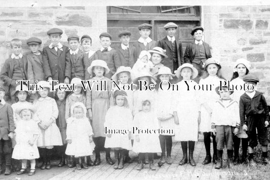 CO 1030 - Chacewater Primitive Methodist Sunday School Tea, Cornwall 1916