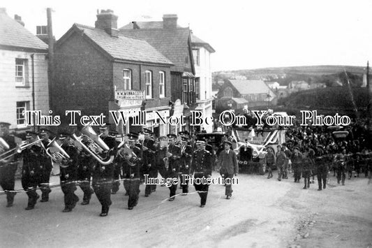 CO 1066 - Bude Football Club Team Parade After Winning Cups, Cornwall 1934