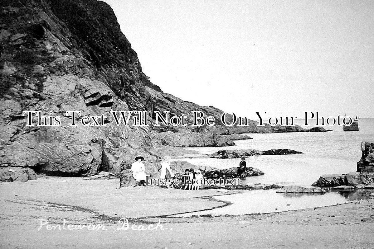 CO 1070 - Pentewan Beach, Cornwall c1903