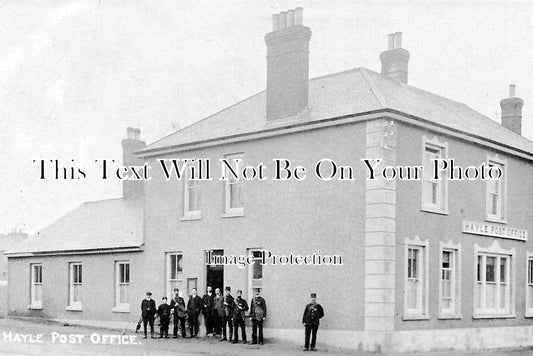 CO 1089 - Post Office, Hayle, Cornwall c1912