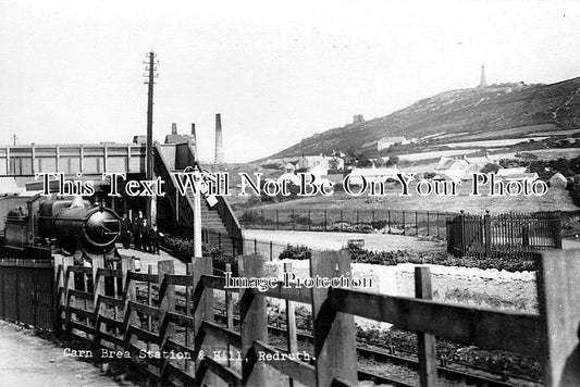 CO 1092 - Carn Brea Railway Station, Cornwall c1905