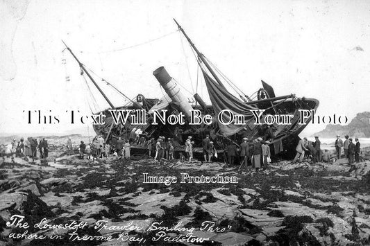 CO 1095 - Lowestoft Trawler Smiling Thro, Trevone Bay, St Merryn, Padstow, Cornwall