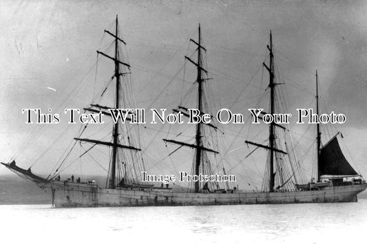 CO 1148 - Hera Of Hamburg Sailing Barque Prior To Wreck At Veryan, Cornwall