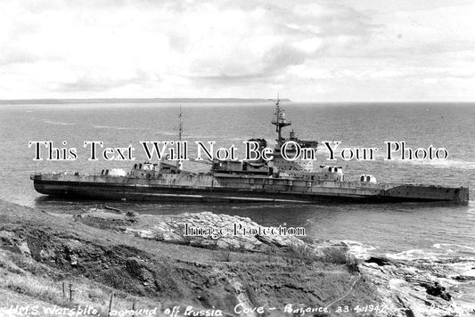 CO 1169 - HMS Warspite Shipwreck, Prussia Cove, Cornwall