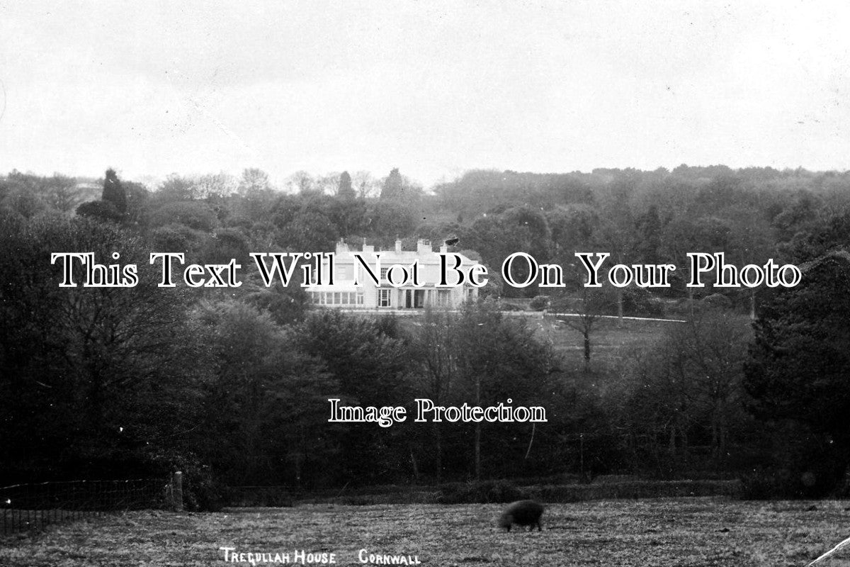 CO 117 - Tregullah House, Cornwall c1909