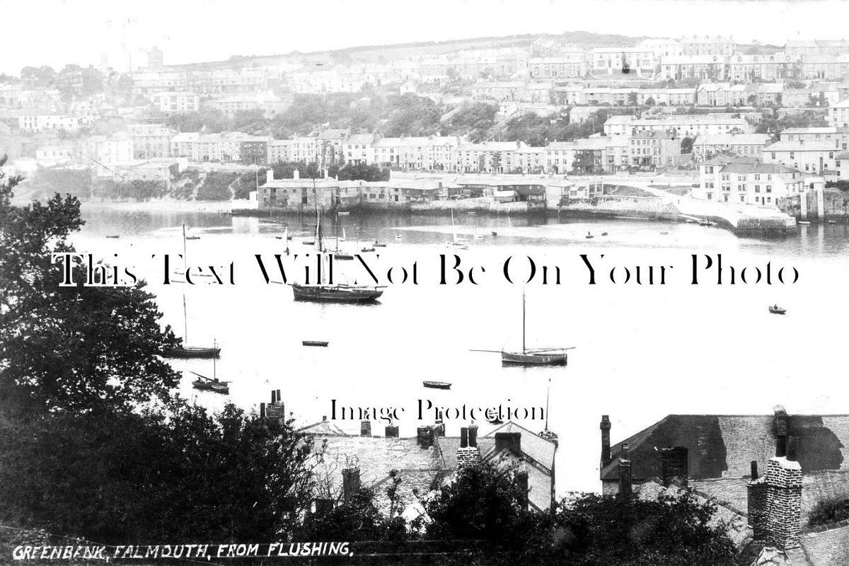 CO 1182 - View From Flushing, Greenbank, Falmouth, Cornwall
