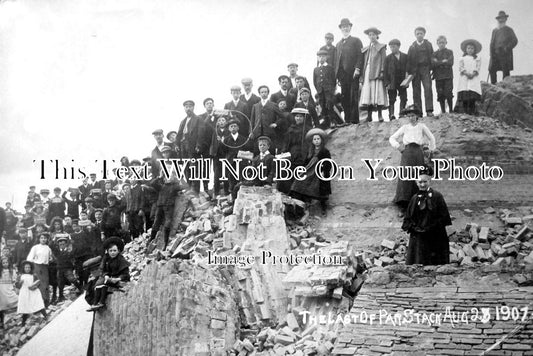 CO 1252 - Demolished Chimney, Par, Cornwall 1907