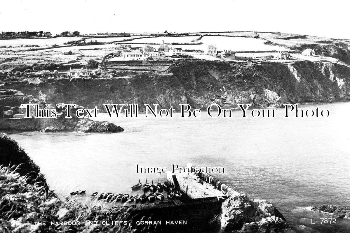 CO 1253 - Harbour & Cliffs, Gorran Haven, Cornwall