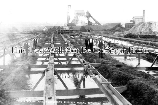 CO 1279 - Tin Streams & Fortescues Engines, Wheal Grenville Mine, Camborne, Cornwall