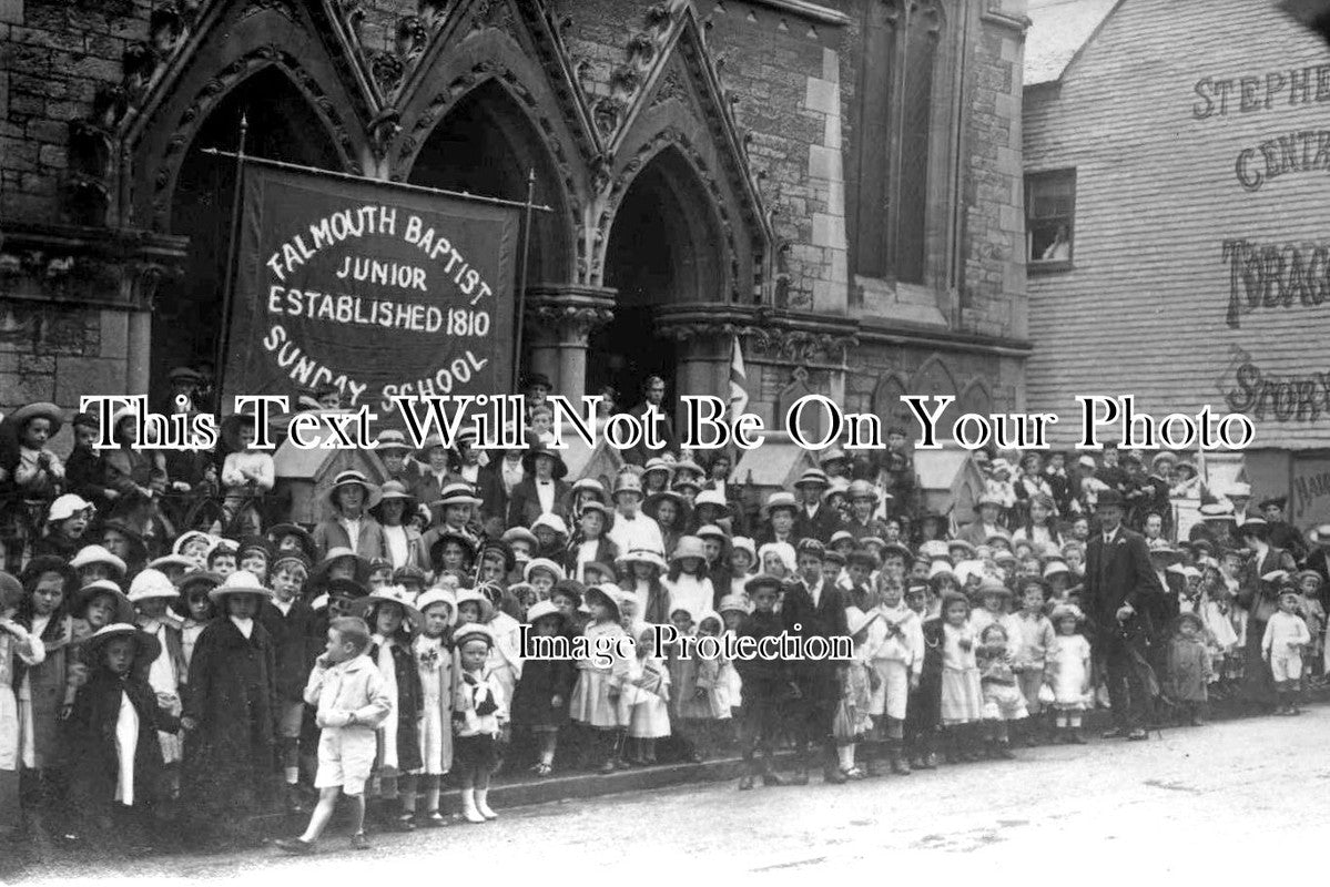 CO 1291 - Baptist Church Sunday School Group, Falmouth, Cornwall