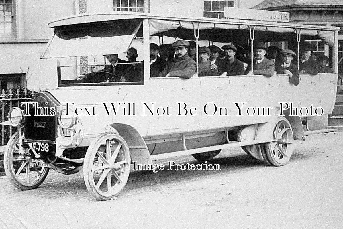 CO 1292 - Lacre Motor Bus, Falmouth, Cornwall c1913