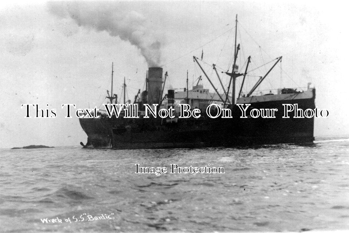 CO 130 -  Wreck of S.S Bardic, Hawkey, Cornwall c1907