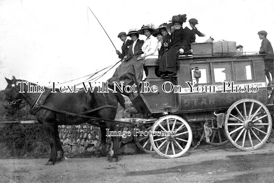 CO 1308 - St Keverne, Coverack & Helston Star South Horse Bus, Cornwall