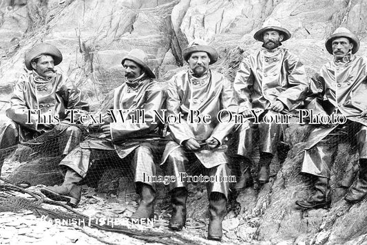 CO 1384 - Cornish Fishermen, St Blazey, Cornwall