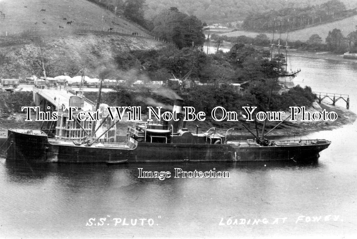 CO 1391 - S.S.Pluto Loading At Fowey, Cornwall