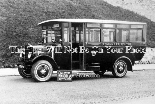CO 1394 - Vintage Motor Bus Speed Wagon, Penryn, Falmouth, Cornwall