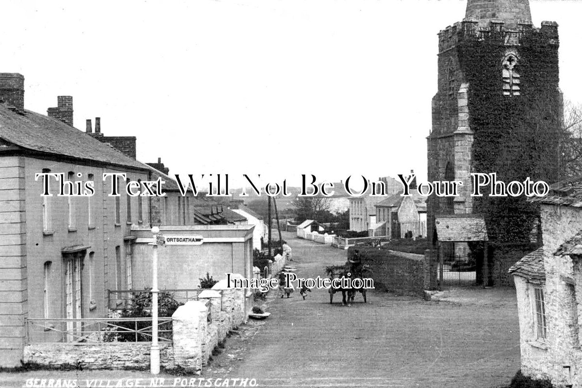 CO 1426 - Gerrans Village, Cornwall